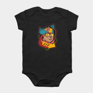 West Coast Bear Pinball style Baby Bodysuit